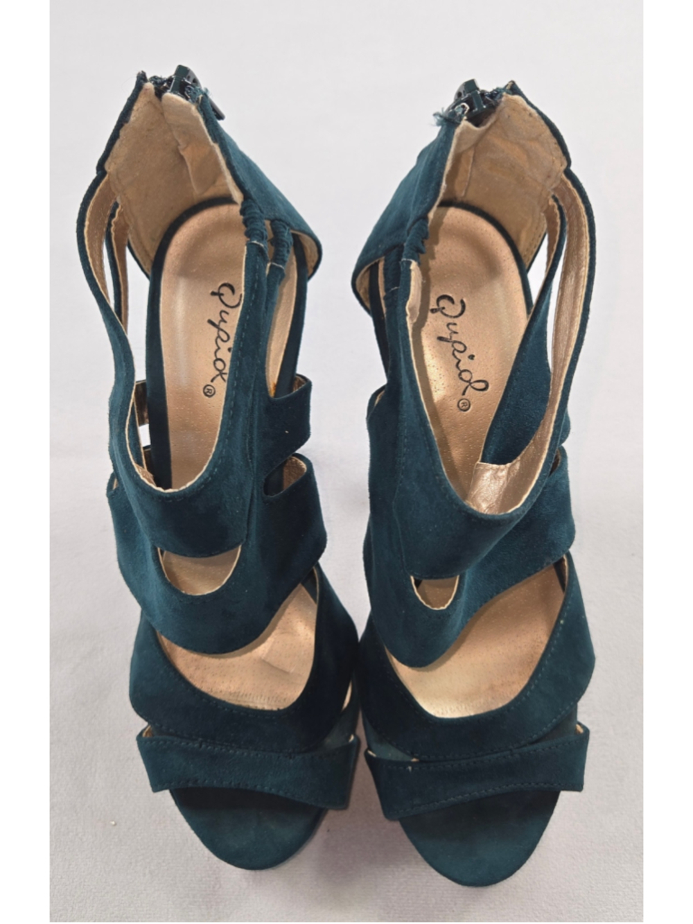 Qupid | Women | High Heel | Shoes | Emerald | Size 7.5